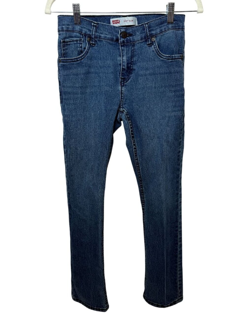 Levis 511 Boys 14 Slim Fit Jeans 27x27 Medium Wash Denim